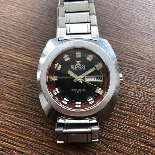 EDOX - 希少 EDOX KING STAR 3000 自動巻 腕時計の通販 by collector's