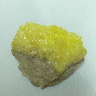 自然硫黄 サルファー ボリビア産 原石 鉱物標本(置物)
