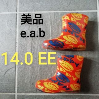 エーアーベー(e.a.B)の14㎝　美品　e .a .b (エーアーベー)　長靴　レインブーツ(長靴/レインシューズ)