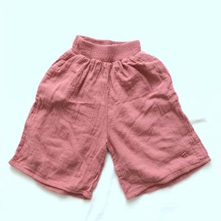 キャラメルベビー&チャイルド(Caramel baby&child )の美品　tocotovintage  ワイドパンツ 2y ローズ　トラウザー(パンツ/スパッツ)