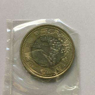 地方自治60年記念　500円硬貨　（平成25年）山梨県　コインカプセル付(貨幣)