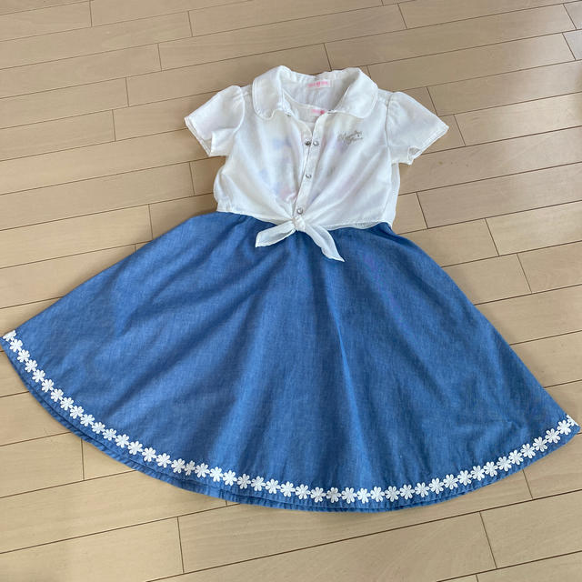 mezzo piano(メゾピアノ)のmezzo pianoワンピース キッズ/ベビー/マタニティのキッズ服女の子用(90cm~)(ワンピース)の商品写真