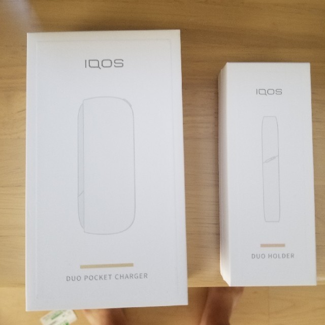 IQOS(アイコス)のアイコス3DUO 新品ゴールド メンズのファッション小物(タバコグッズ)の商品写真