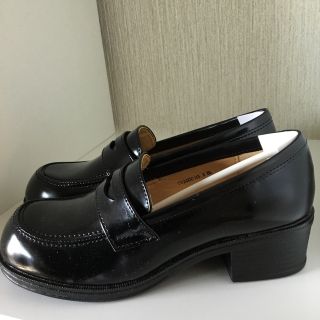 イオン(AEON)のお値下げしました！TOPVALU  ⭐︎新品⭐︎ローファー　黒　23.5cm(ローファー/革靴)