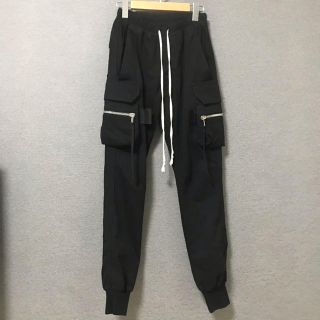 RICK OWENS 17AW GLITTER CARGO JOG 48