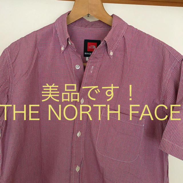 THE NORTH FACE(ザノースフェイス)の美品です！THE NORTH FACE ギンガムチェック　コットンシャツ　ロゴ入 メンズのトップス(シャツ)の商品写真