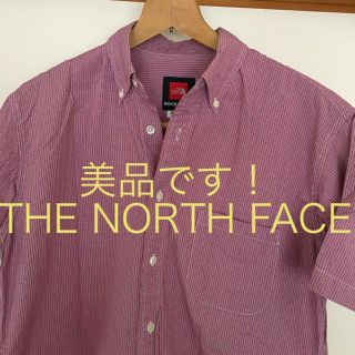 ザノースフェイス(THE NORTH FACE)の美品です！THE NORTH FACE ギンガムチェック　コットンシャツ　ロゴ入(シャツ)