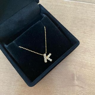 ユナイテッドアローズ(UNITED ARROWS)の18金ダイヤモンドネックレス「Ｋ」最終お値下げ(ネックレス)