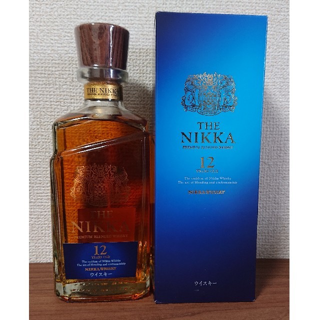 ニッカウヰスキー(ニッカウイスキー)のニッカウヰスキーニッカ nikka12年 1本 箱付き 食品/飲料/酒の酒(ウイスキー)の商品写真