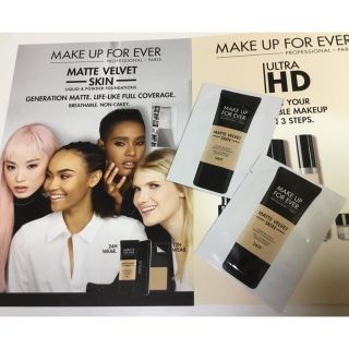 メイクアップフォーエバー(MAKE UP FOR EVER)のメイクアップフォーエバー  マットベルベットスキンリキッド　ファンデ　サンプル　(ファンデーション)