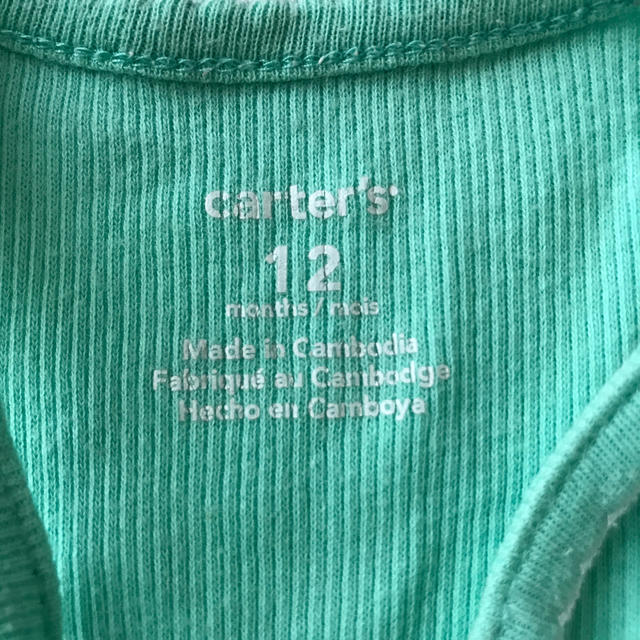 carter's(カーターズ)の【中古】carter's キャミロンパース　3枚 キッズ/ベビー/マタニティのベビー服(~85cm)(ロンパース)の商品写真