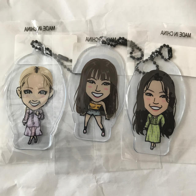 E-girls - クリアチャーム ami 武部柚那 石井杏奈セットの通販 by セト