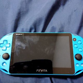 プレイステーションヴィータ(PlayStation Vita)のプレステVita PCH2000 アクアブルー(携帯用ゲーム機本体)