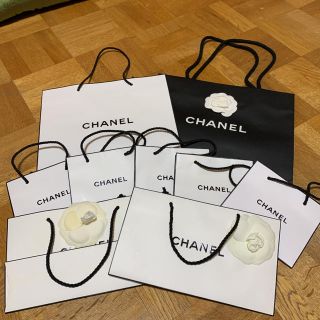 シャネル(CHANEL)のシャネル　ショップ袋　９枚セット+１（おまけ）(ショップ袋)