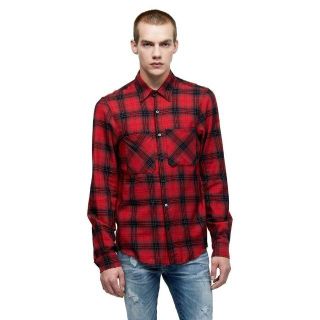 AMIRI CASHMERE CORE FLANNEL ネルシャツ アミリ ショ(シャツ)