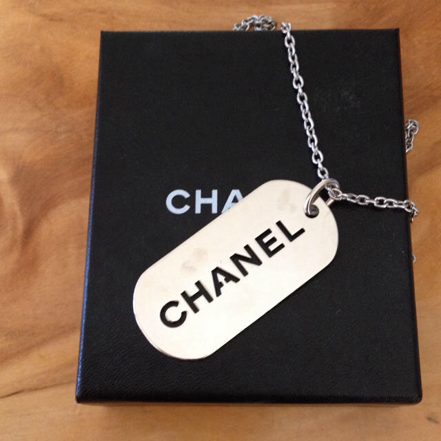 CHANEL - CHANELプレートネックレスの通販 by フラワー CHANEL - CHANELプレートネックレスの通販 by フラワー