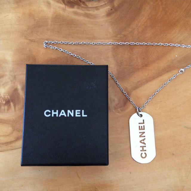 CHANEL - CHANELプレートネックレスの通販 by フラワー|シャネルなら
