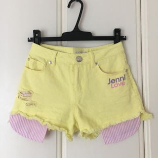 ジェニィ(JENNI)のJENNI ♡ストライプポケットデニムショートパンツ(パンツ/スパッツ)