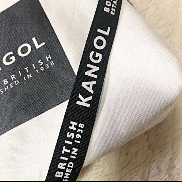 KANGOL(カンゴール)のカンゴール　キャンバス　ショルダーバッグ　比較的美品 レディースのバッグ(ショルダーバッグ)の商品写真