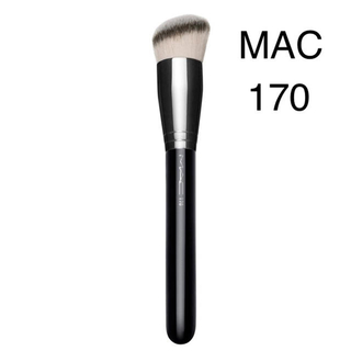 マック(MAC)の正規品　MAC 170 シンセティック ラウンド スラント ブラシ (チーク/フェイスブラシ)