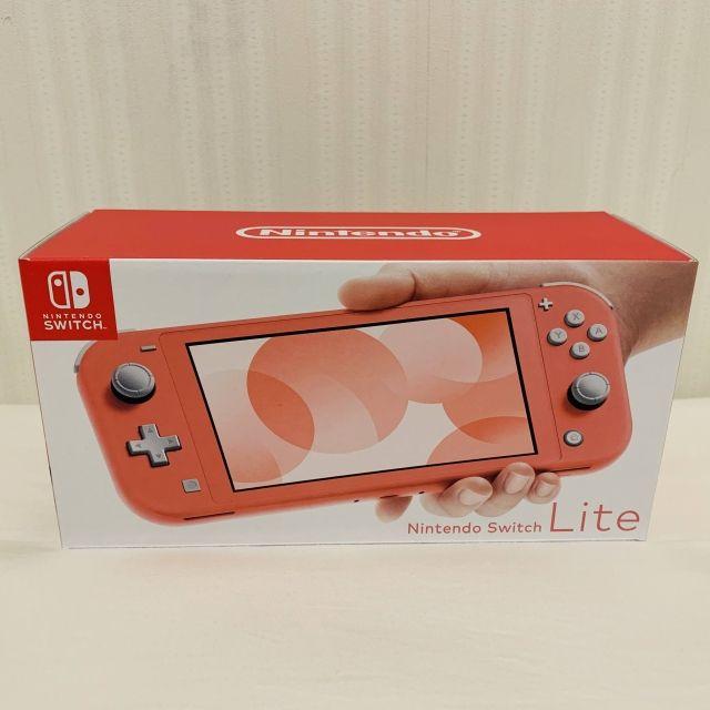 Nintendo Switch(ニンテンドースイッチ)のNintendo Switch Lite コーラル 新品未開封 エンタメ/ホビーのゲームソフト/ゲーム機本体(携帯用ゲーム機本体)の商品写真