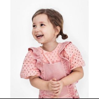 ザラキッズ(ZARA KIDS)のZARA 刺繍入り　ブラウス(シャツ/カットソー)