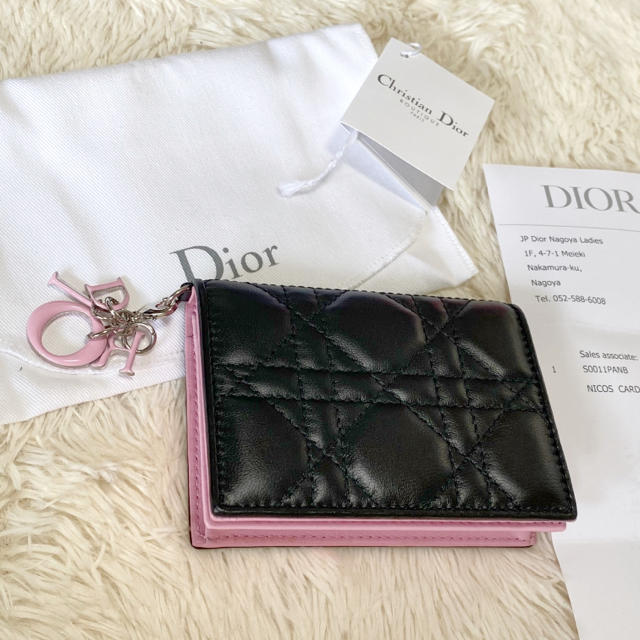 極美品 Christian Dior カードケース 名刺入れ トロッター 金具