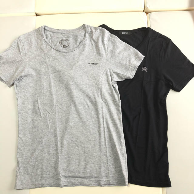 BURBERRY BLACK LABEL(バーバリーブラックレーベル)のバーバリーブラックレーベル　重ね着Tシャツ  2枚セット メンズのトップス(Tシャツ/カットソー(半袖/袖なし))の商品写真