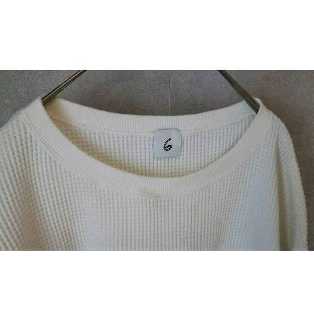 BEAUTY&YOUTH UNITED ARROWS(ビューティアンドユースユナイテッドアローズ)の6(ROKU)  THERMAL V NECK 6SLEEVE レディースのトップス(カットソー(長袖/七分))の商品写真