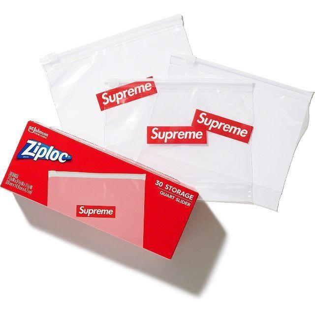 競売 Supreme - Supreme Ziploc Bags ジップロック 4箱セット 収納/キッチン雑貨
