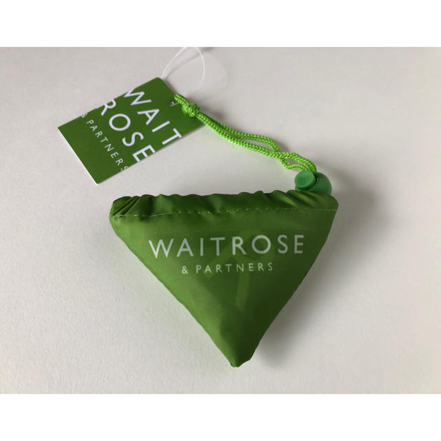 イギリス Waitrose（ウェイトローズ）ポーチバッグ（グリーン） レディースのバッグ(エコバッグ)の商品写真