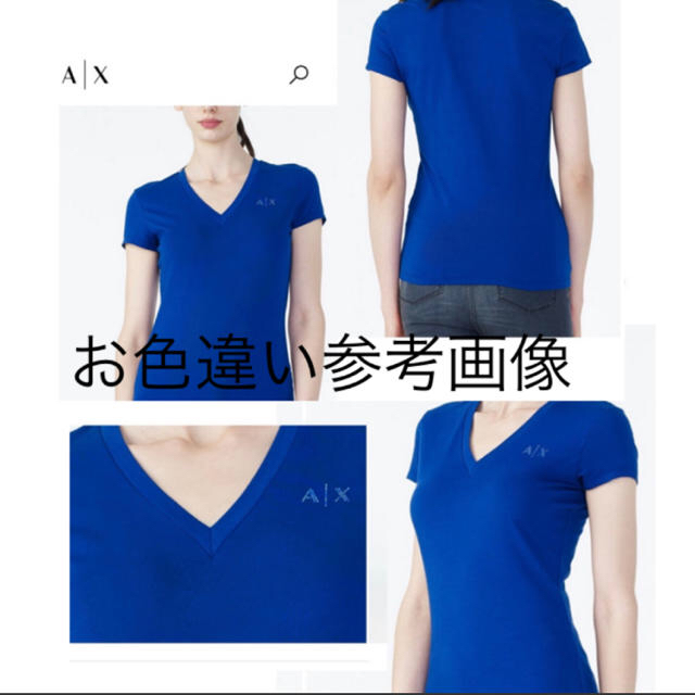 ARMANI EXCHANGE(アルマーニエクスチェンジ)のりきえりこ様　専用です！ARMANI EXCHANGE  　VネックTシャツ レディースのトップス(Tシャツ(半袖/袖なし))の商品写真