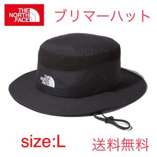 ザノースフェイス(THE NORTH FACE)の【新品】THE NORTH FACE ノースフェイス　ブリマーハット　黒　L(ハット)