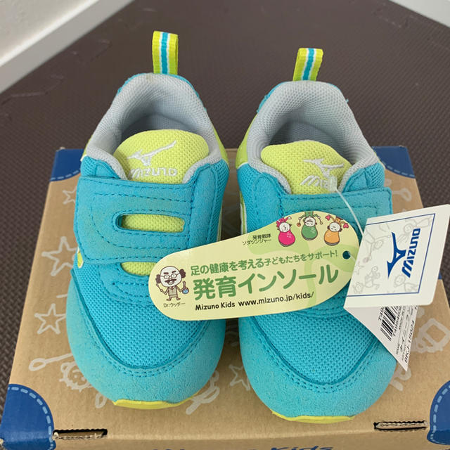 MIZUNO(ミズノ)の未使用品！ミズノ キッズスニーカー 12.5㎝　発育インソール　子供　靴 キッズ/ベビー/マタニティのベビー靴/シューズ(~14cm)(スニーカー)の商品写真