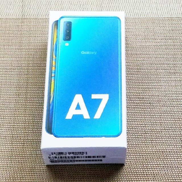 GALAXY A7 ブルー 新品未開封 モバイル シムフリー