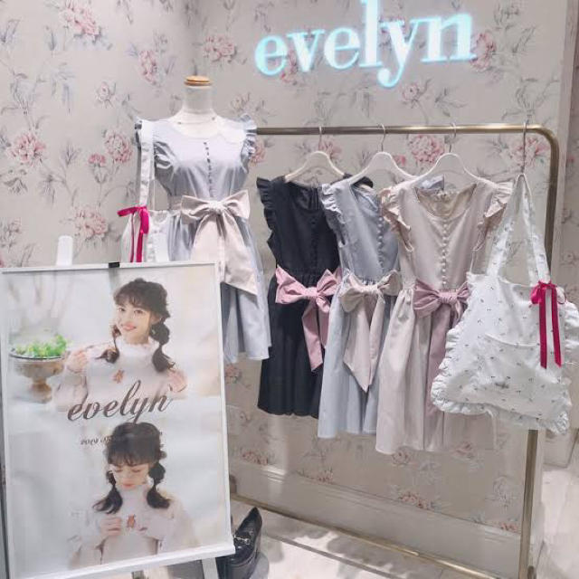 evelyn(エブリン)のevelynエブリンビックリボンワンピース レディースのワンピース(ミニワンピース)の商品写真