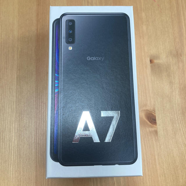 正規激安 - Galaxy 【値下げ】Galaxy 新品・未開封  BLACK 64GB A7 スマートフォン本体