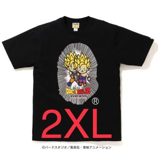 アベイシングエイプ(A BATHING APE)のBAPE × ドラゴンボールZ ゴクウ&ゴハン マイロ ブラック 2XL ②(Tシャツ/カットソー(半袖/袖なし))