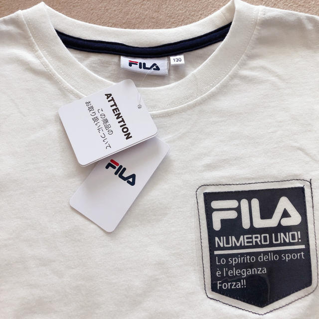 FILA(フィラ)のFILA フィラ Tシャツ 半袖 130cm キッズ/ベビー/マタニティのキッズ服男の子用(90cm~)(Tシャツ/カットソー)の商品写真