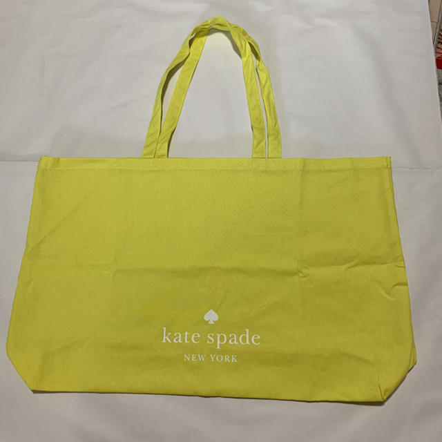 kate spade new york(ケイトスペードニューヨーク)の【新品未使用】01  ケイトスペード   エコバッグ　トートバッグ　イエロー レディースのバッグ(エコバッグ)の商品写真