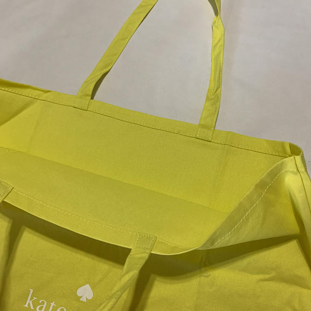 kate spade new york(ケイトスペードニューヨーク)の【新品未使用】01  ケイトスペード   エコバッグ　トートバッグ　イエロー レディースのバッグ(エコバッグ)の商品写真