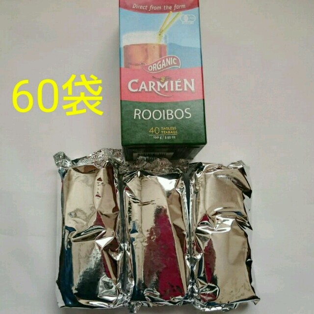 60袋150gオーガニック有機ルイボス茶 食品/飲料/酒の飲料(茶)の商品写真