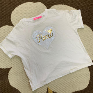 ロニィ(RONI)のロニィ　夏用キッズ　可愛いハートTシャツ(Tシャツ/カットソー)