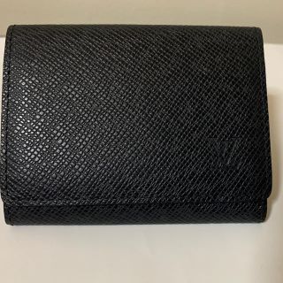 ルイヴィトン(LOUIS VUITTON)のLOUIS VUITTON 名刺入れ　メンズ　タイガ黒(名刺入れ/定期入れ)