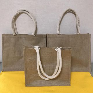 ムジルシリョウヒン(MUJI (無印良品))の無印良品 エコバッグ ジュートエコバッグ　3個セット(エコバッグ)