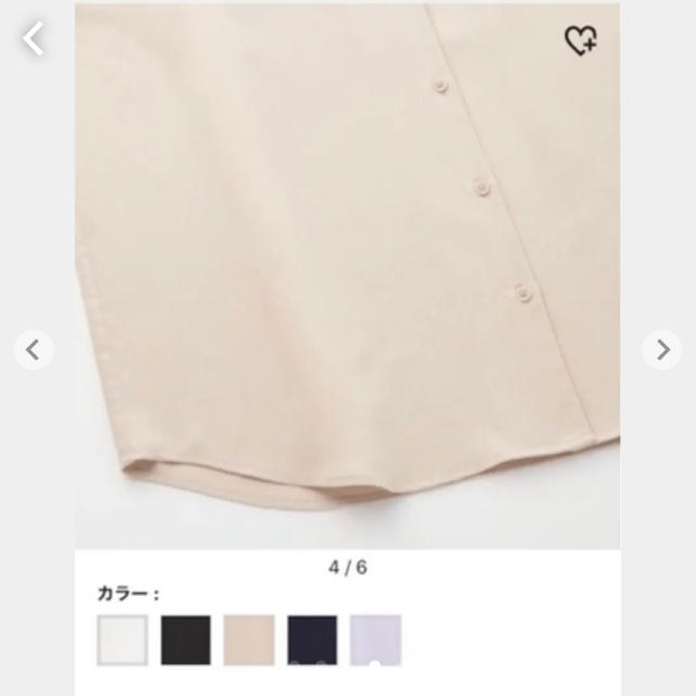 UNIQLO(ユニクロ)のユニクロ！レーヨンボウタイブラウス　白 レディースのトップス(シャツ/ブラウス(長袖/七分))の商品写真