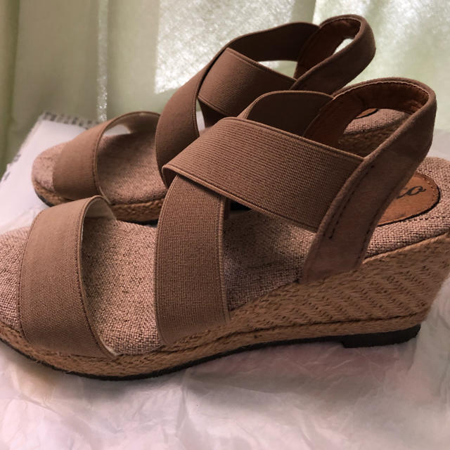 夏用ゴムフィットサンダル　SSサイズ レディースの靴/シューズ(サンダル)の商品写真