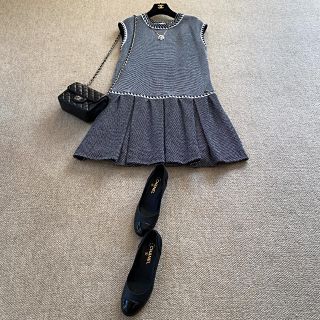 シャネル プリーツ ひざ丈ワンピース(レディース)の通販 43点 | CHANEL シャネル プリーツ ひざ丈ワンピース(レディース)の通販 43点 | CHANEL