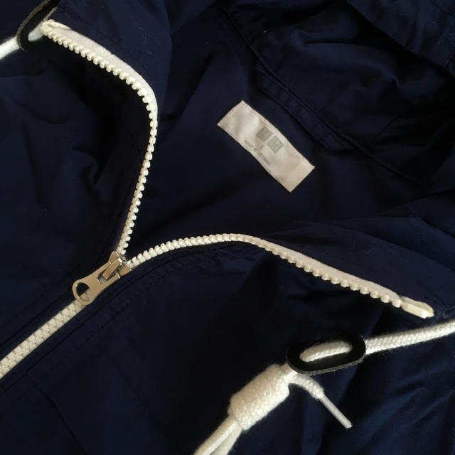 UNIQLO(ユニクロ)のユニクロ パーカー ネイビー S レディースのジャケット/アウター(ブルゾン)の商品写真