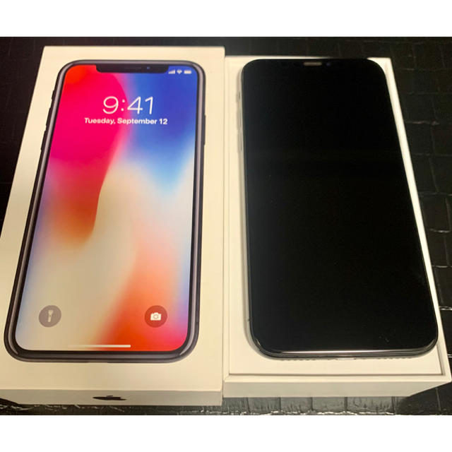 【美品訳有品】Apple iPhoneX 256GB SIMフリースペースグレー